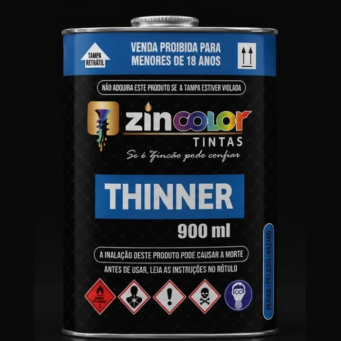 Thinner P/diluir 900ML Zincolor